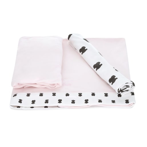 Multi Bear set of sheets in Pink