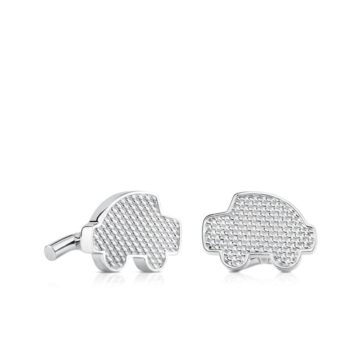 Stainless Steel Mesh Cufflinks