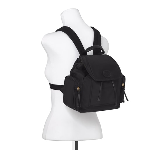 Kleiner Rucksack Doromy in Schwarz