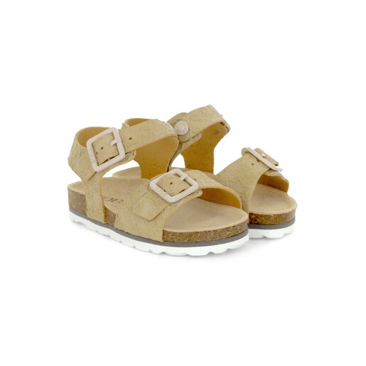 Sandalia deportiva con hebillas Kaos Beige