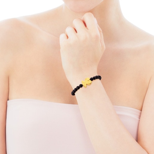 Pulseira Sweet Dolls em Prata Vermeil e Ónix