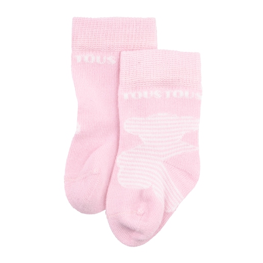 Conjunto de peúgas combinadas Sweet Socks Rosa