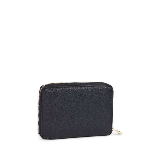 Small navy blue Leather New Leissa Wallet