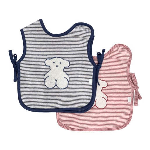 Risc bib set in Red and Navy Blue