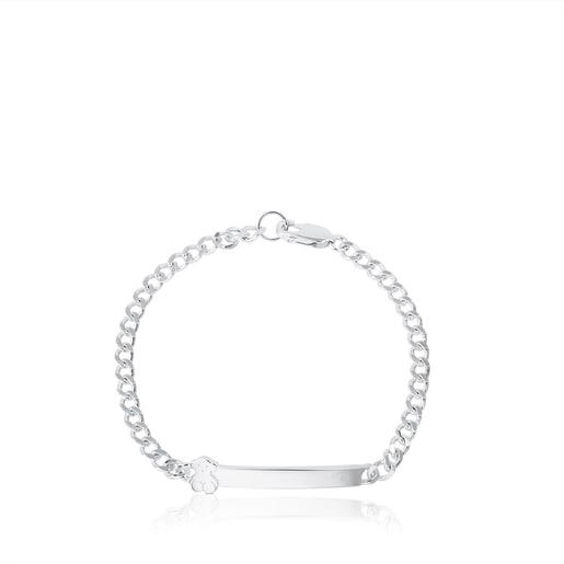 Silver TOUS Bear Bracelet