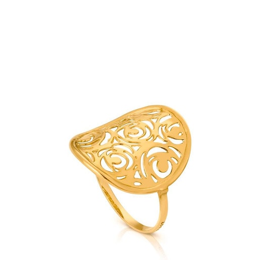 Gold Rosa d’Abril Ring