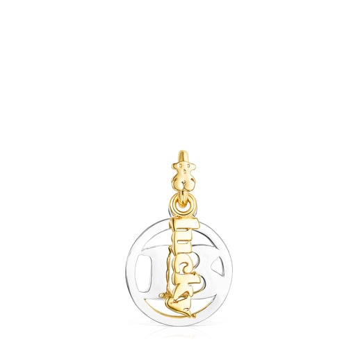 Pendentif TOUS Good Vibes 13 en Argent et Argent Vermeil