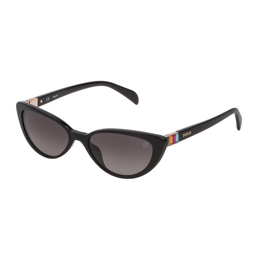 Black Acetate Gems Sunglasses
