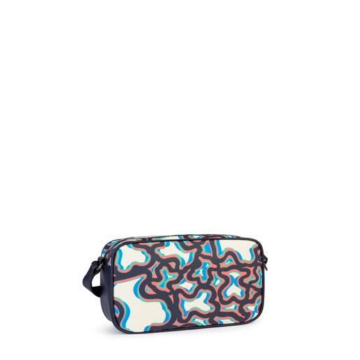 حقيبة Kaos Unique تلتف حول الجسم باللون الأزرق الداكن وبألوان متعددة