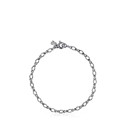 סט צמידים בכסף וכסף מושחר