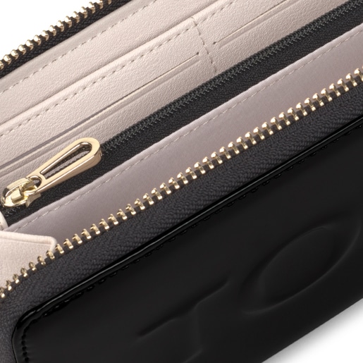 財布  Dorp Logo  長財布  M 合成皮革 ブラック