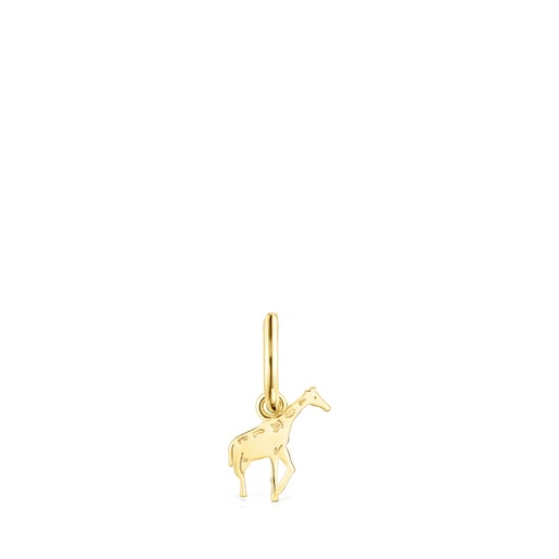 Silver Vermeil Save giraffe 1/2 Earring