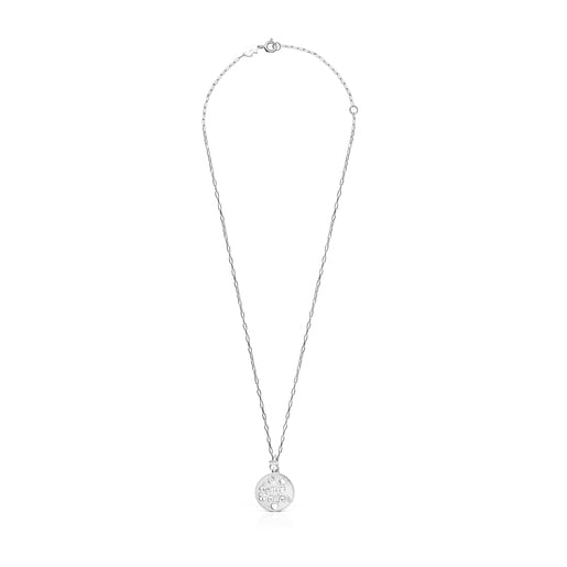 Silver TOUS Good Vibes Mama Necklace
