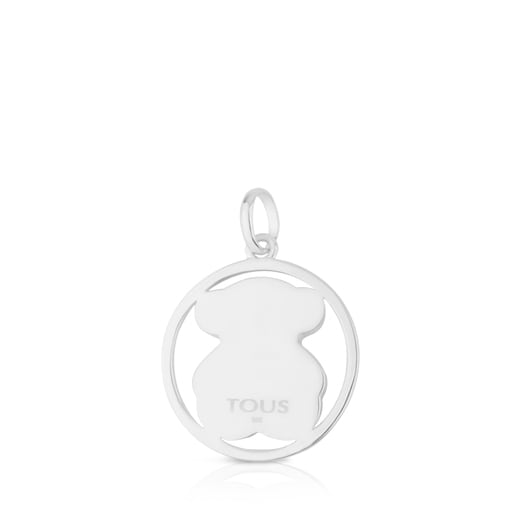 Pendentif Camille en Argent avec Quartz rose