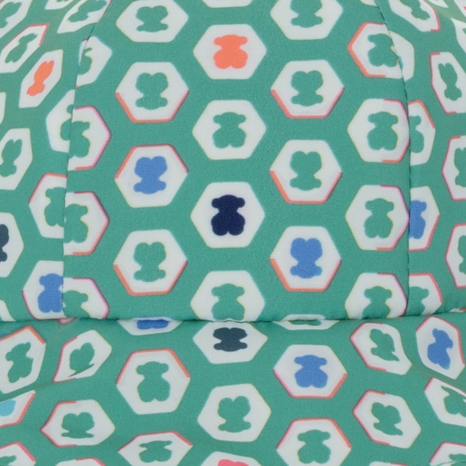 Gorro de playa niña Exagon Verde