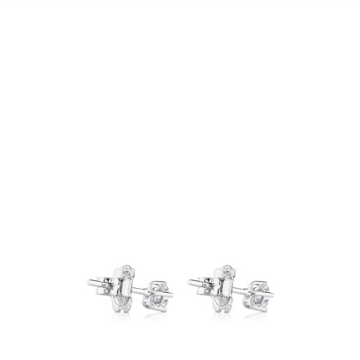 White Gold TOUS Les Classiques Earrings with Diamond. 0,45ct.