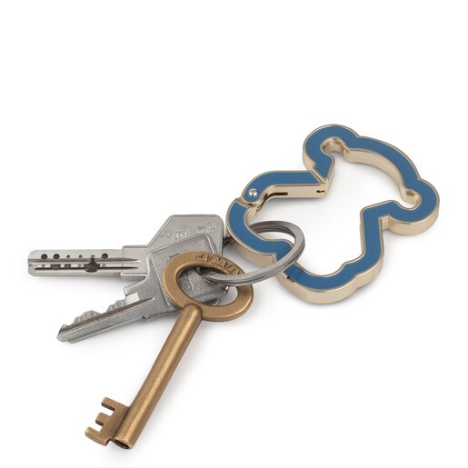 Schlüsselanhänger Oso Clip in Blau