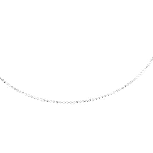 90 cm lange Halskette TOUS Chain aus Silber.