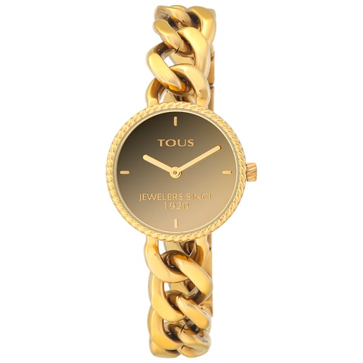 ساعة Minne من الصُلب المطلي بالأيونات الذهبية