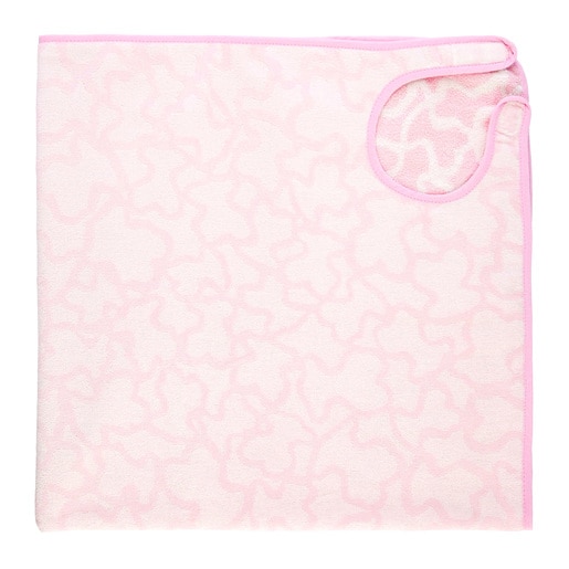 Kaos towelling apron in pink