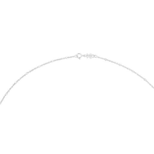 45 cm White Gold TOUS Chain Choker with interspersed balls.