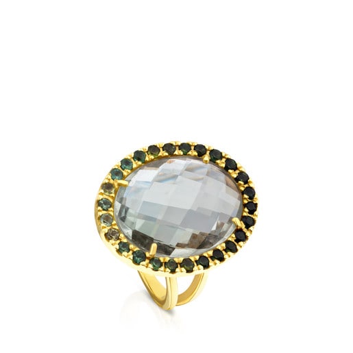 ATELIER Dinah Ring in Gold with Quartz and Tourmalines
