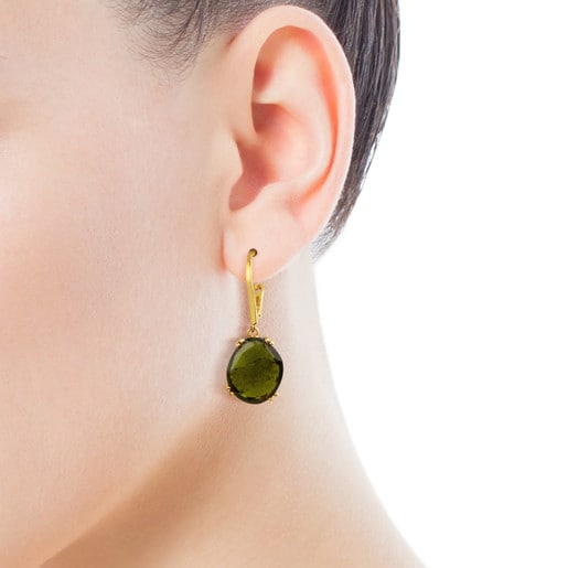 ATELIER Precious Gemstones Earrings in Gold with Tourmaline