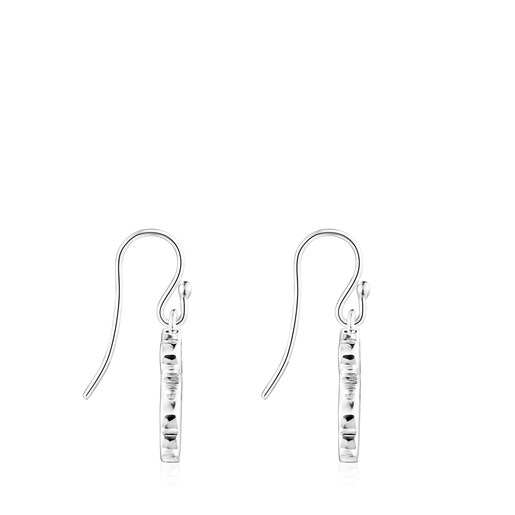 Short Silver with Mother-of-Pearl Almarusa Earrings