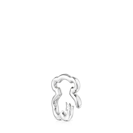 Hold Silver Bear Ring | TOUS