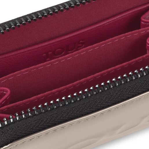 Monedero mediano Dorp gris