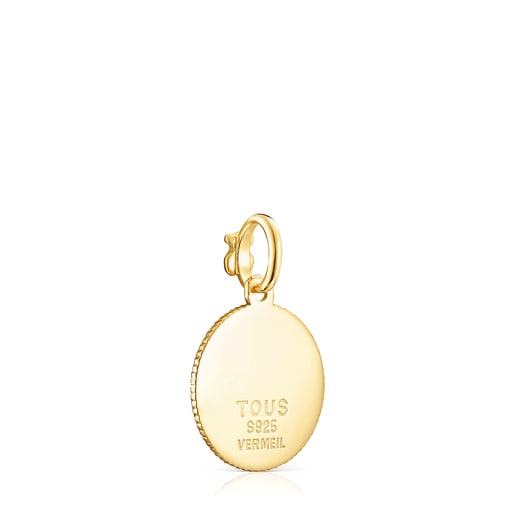 Dije TOUS Good Vibes 13 con baño de oro 18 kt sobre plata