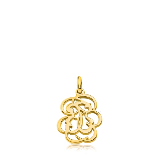 Pendentif Rubric grand en Or