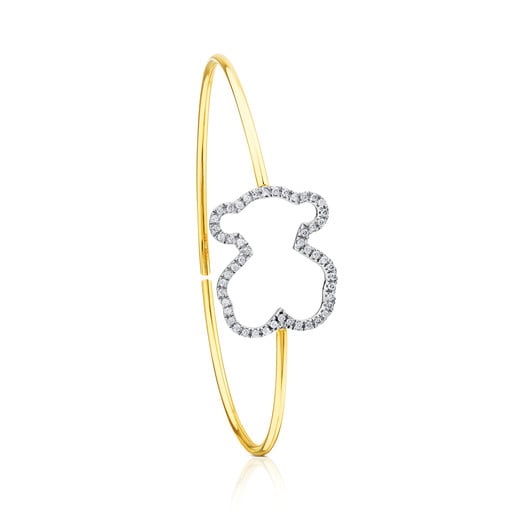 Gold TOUS Diamonds Bracelet - Earrings