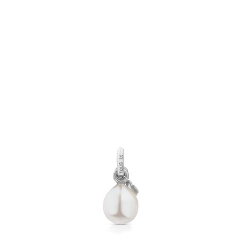 Silver Tiny Pendant with Pearl