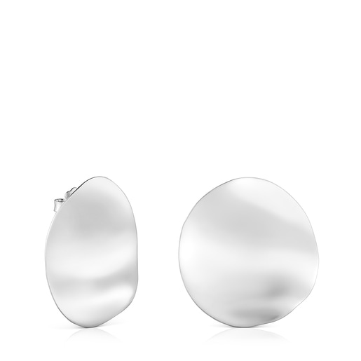 Silver Nenufar Earrings | TOUS