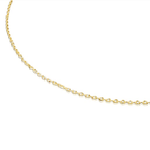 Gargantilla de oro con anillas ovales, 45 cm TOUS Chain