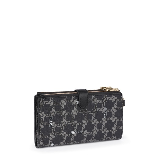 Bitlletera-Clutch Tous Logogram negre