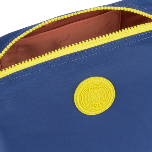 حقيبة أدوات تجميل Doromy كبيرة الحجم باللون الأزرق