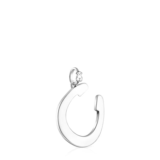 Silver TOUS Good Vibes horseshoe Pendant