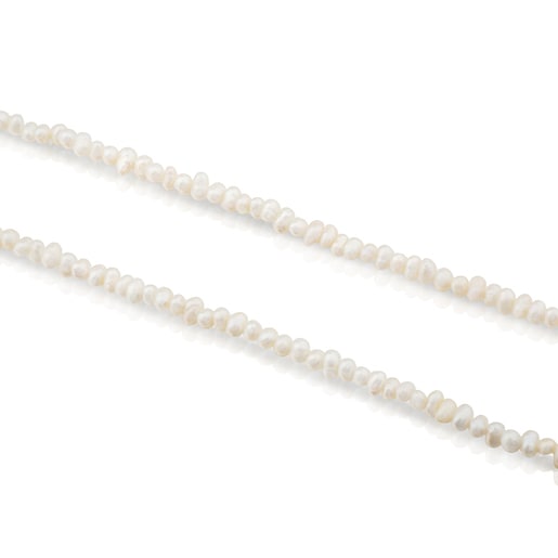 Rose Silver Vermeil Camille Necklace with Pearls