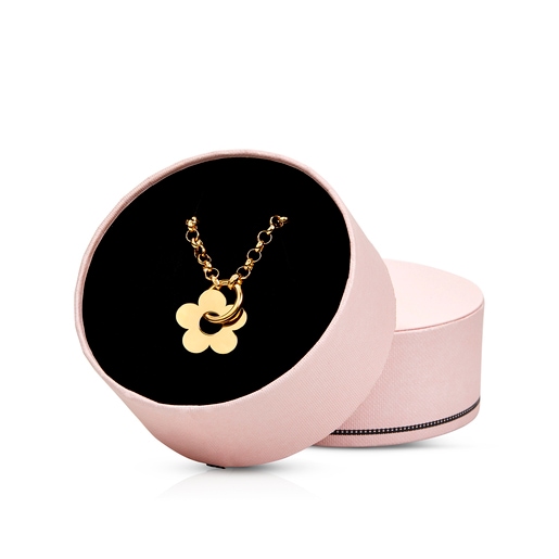 Колье с цветком  Hold Metal из вермеля