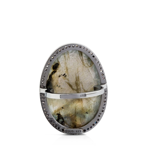 Silver Dinah Ring with Diamonds