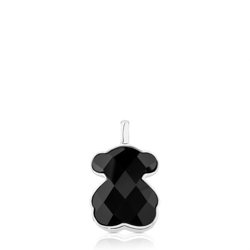 Silver and faceted onyx TOUS Color Pendant
