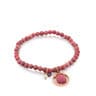 Rose Vermeil Silver Camille Bracelet with Rhodonite, Iolite and Pearl