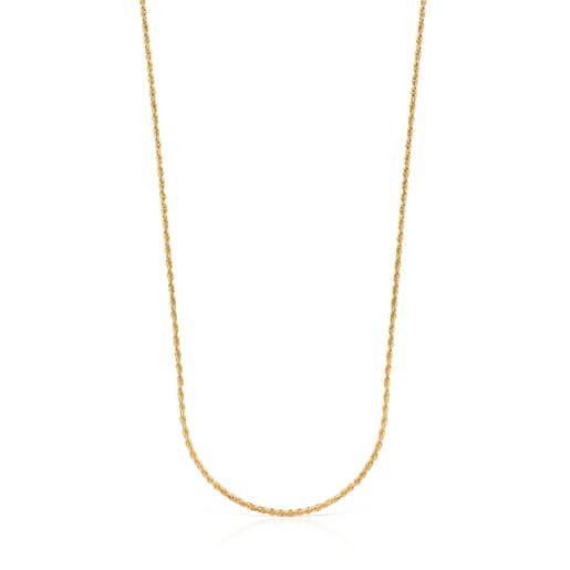 Medium Silver Vermeil TOUS Chain cord Chain