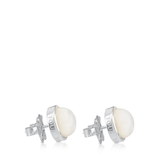 Silver and mother of pearl TOUS Nacars Earrings