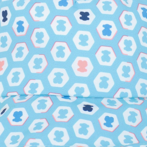 Gorro de playa niño Exagon Azul Celeste