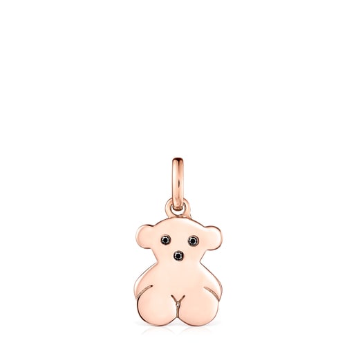 TOUS Sweet Dolls Pendant in Rose Silver Vermeil with Spinel