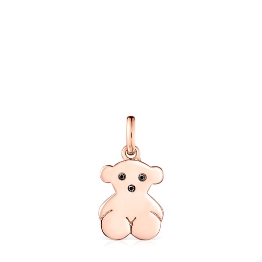 Penjoll amb bany d'or rosa 18 kt sobre plata i espinel·la Sweet Dolls