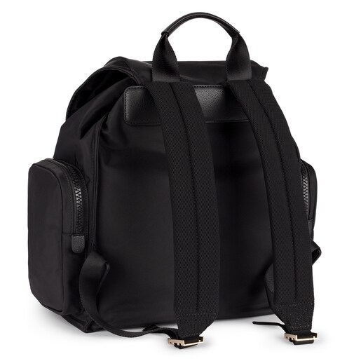 Black and burgundy Doromy backpack
